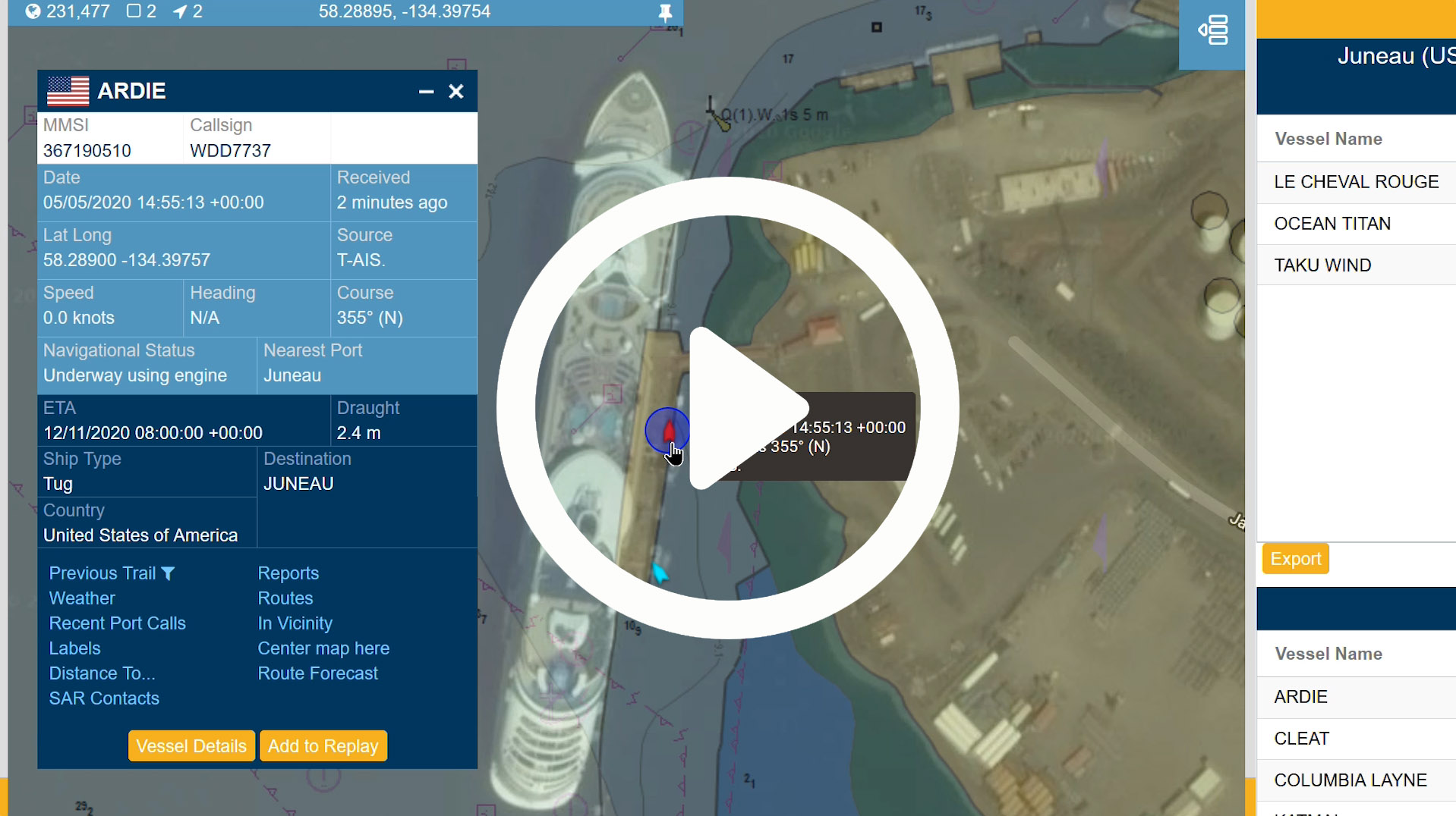 Port Activity Tracking Software