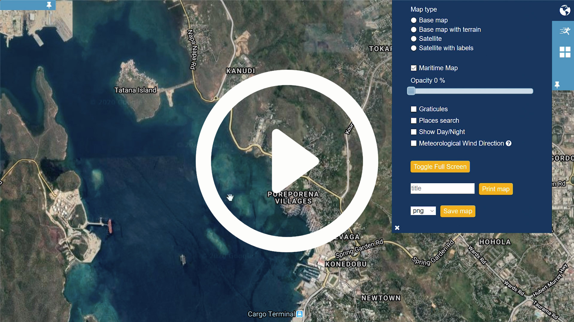 Chart Schemes vessel tracking