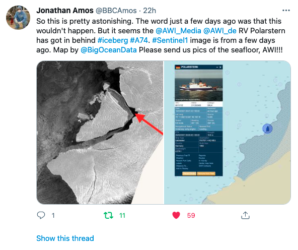 Jonathan Amos BBC science correspondant