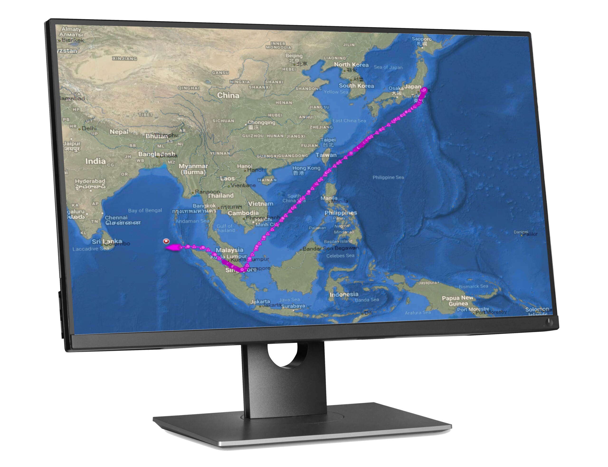 AIS continuous coverage and gap filling with Inmarsat C